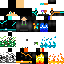 Minecraft skin texture, 64x64 pixels
