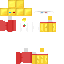 Minecraft skin texture, 64x64 pixels