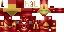 Minecraft skin texture, 64x32 legacy pixels