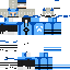 Minecraft skin texture, 64x64 pixels