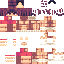 Minecraft skin texture, 64x64 pixels