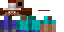 Minecraft skin texture, 64x32 legacy pixels