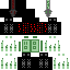 Minecraft skin texture, 64x64 pixels