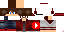 Minecraft skin texture, 64x32 legacy pixels