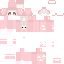 Red Minecraft skin texture, 64x64 pixels