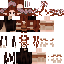 Minecraft skin texture, 64x64 pixels