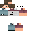Minecraft skin texture, 64x64 pixels