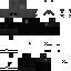 Black Minecraft skin texture, 64x64 pixels