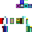 Minecraft skin texture, 64x64 pixels