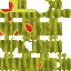 Minecraft skin texture, 64x64 pixels