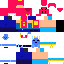 Minecraft skin texture, 64x64 pixels