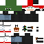 Minecraft skin texture, 64x64 pixels