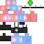 Minecraft skin texture, 64x64 pixels