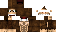 Minecraft skin texture, 64x32 legacy pixels