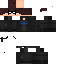 Minecraft skin texture, 64x64 pixels