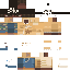Minecraft skin texture, 64x64 pixels