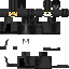 Minecraft skin texture, 64x64 pixels