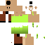 Minecraft skin texture, 64x64 pixels