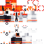 Minecraft skin texture, 64x64 pixels