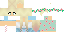 Minecraft skin texture, 64x32 legacy pixels