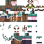Minecraft skin texture, 64x64 pixels