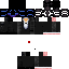 Minecraft skin texture, 64x64 pixels