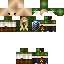 Minecraft skin texture, 64x64 pixels