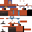 Brown Minecraft skin texture, 64x64 pixels