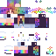 Minecraft skin texture, 64x64 pixels