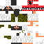 Minecraft skin texture, 64x64 pixels