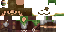 Minecraft skin texture, 64x32 legacy pixels