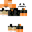Minecraft skin texture, 64x64 pixels