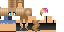 Minecraft skin texture, 64x32 legacy pixels