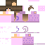 Minecraft skin texture, 64x64 pixels