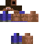 Minecraft skin texture, 64x64 pixels