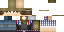 Minecraft skin texture, 64x32 legacy pixels