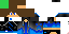 Minecraft skin texture, 64x32 legacy pixels