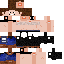 Minecraft skin texture, 64x64 pixels