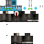 Minecraft skin texture, 64x64 pixels