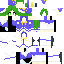 Minecraft skin texture, 64x64 pixels
