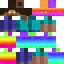 Minecraft skin texture, 64x64 pixels