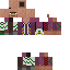 Minecraft skin texture, 64x64 pixels