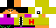 Minecraft skin texture, 64x32 legacy pixels