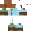 Minecraft skin texture, 64x64 pixels
