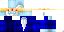 Minecraft skin texture, 64x32 legacy pixels