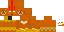 Minecraft skin texture, 64x32 legacy pixels