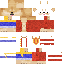 Minecraft skin texture, 64x64 pixels