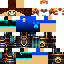 Minecraft skin texture, 64x64 pixels