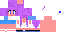 Minecraft skin texture, 64x32 legacy pixels