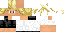 Minecraft skin texture, 64x32 legacy pixels